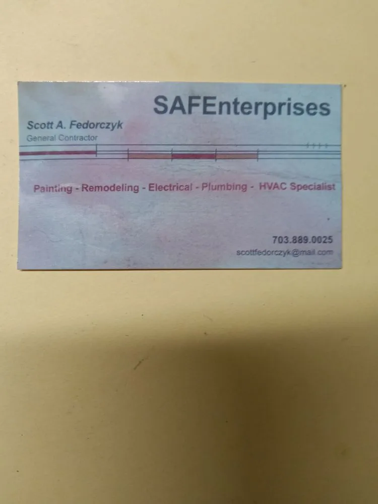 Slide of SAF Enterprises