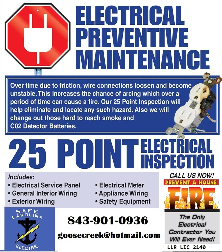 Slide of Safe Carolina Electric