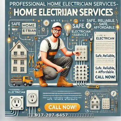 Safe Home Electrician Logo