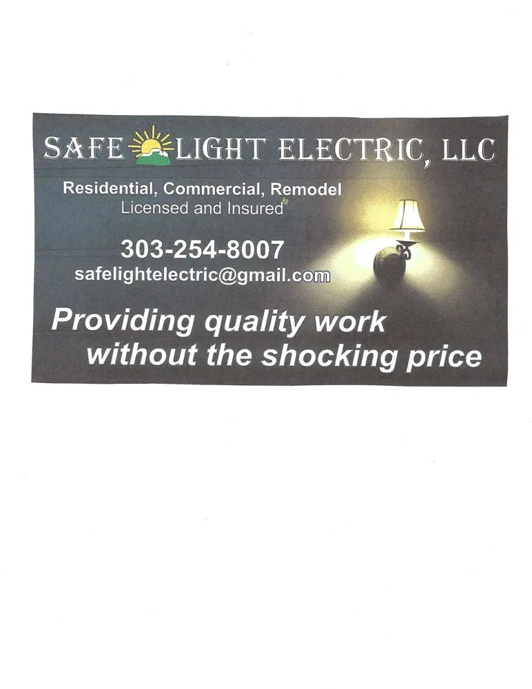 Slide of Safe Light Electric