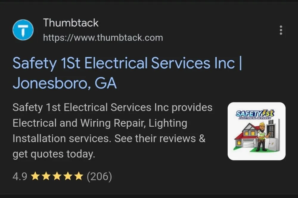 Slide of Safety 1st Electrical Services