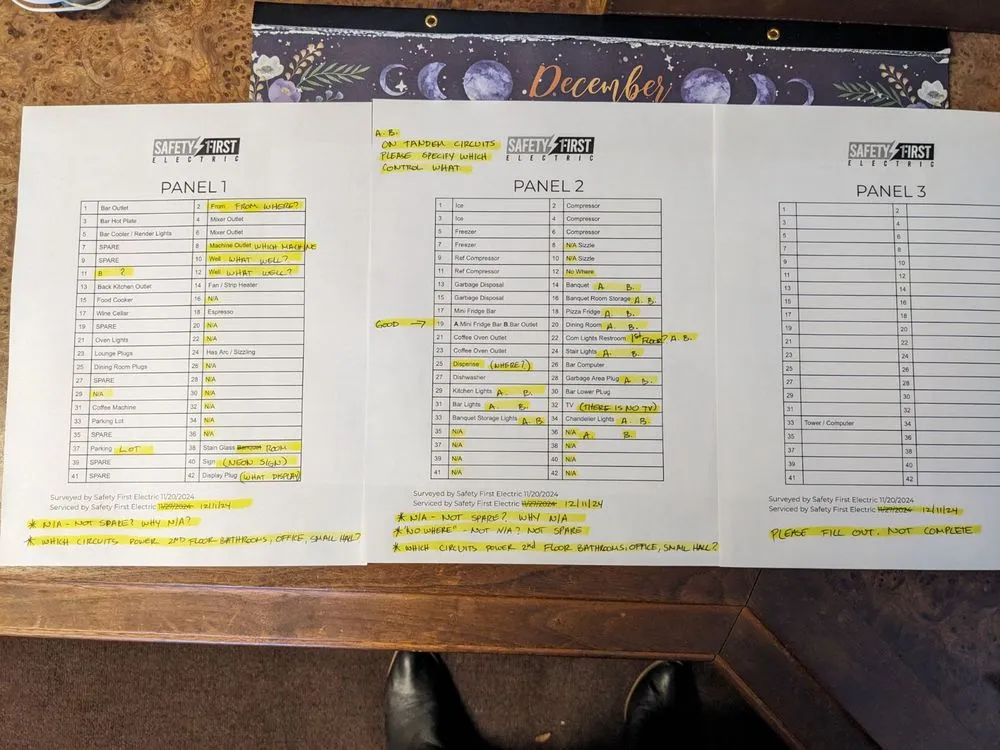 Slide of Safety First Electric