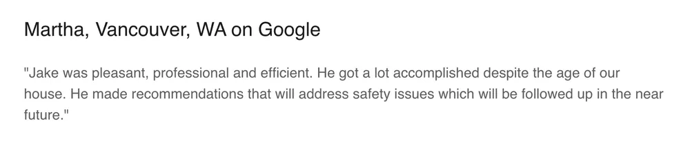 Slide of Salmon Creek Electric