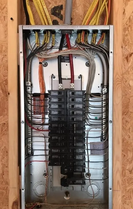 Emergency electrician providing panel upgrade in , 