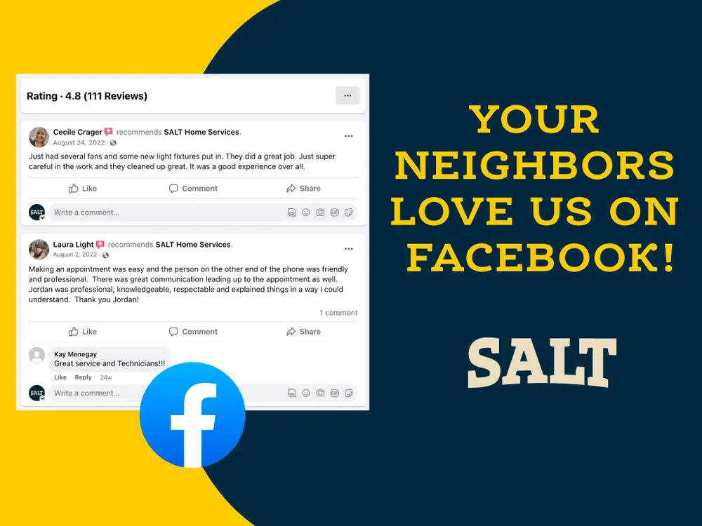 Slide of SALT Plumbing Air & Electric