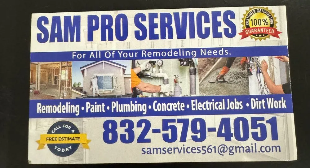 Slide of Sam Services