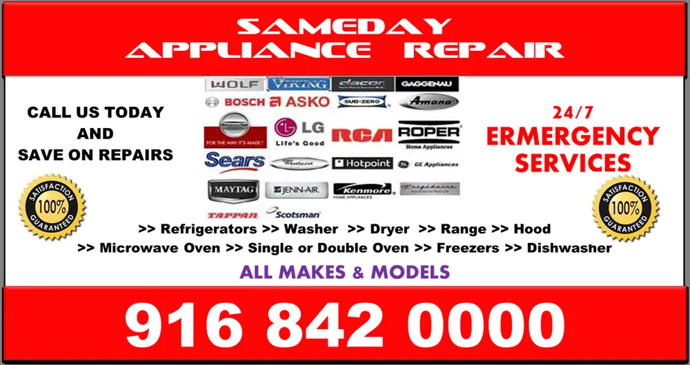 Slide of SameDay Appliance Repair & Electrical Services