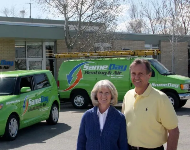 Slide of SameDay Heating & Air