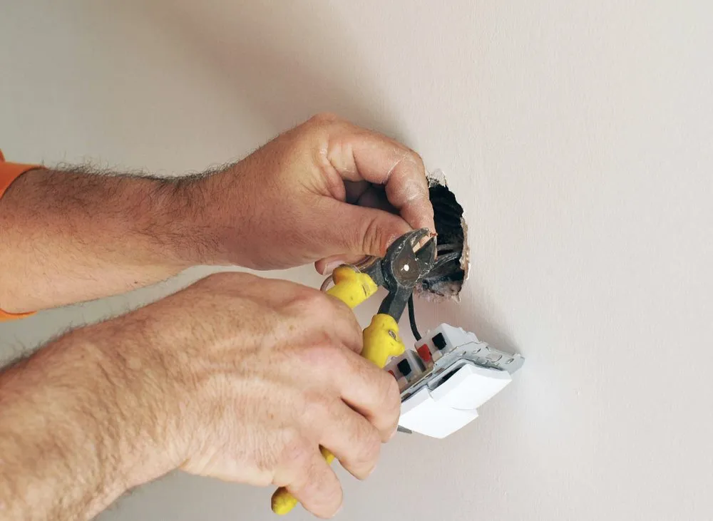 Certified electrical service for homes in outlet and switch repair, by
