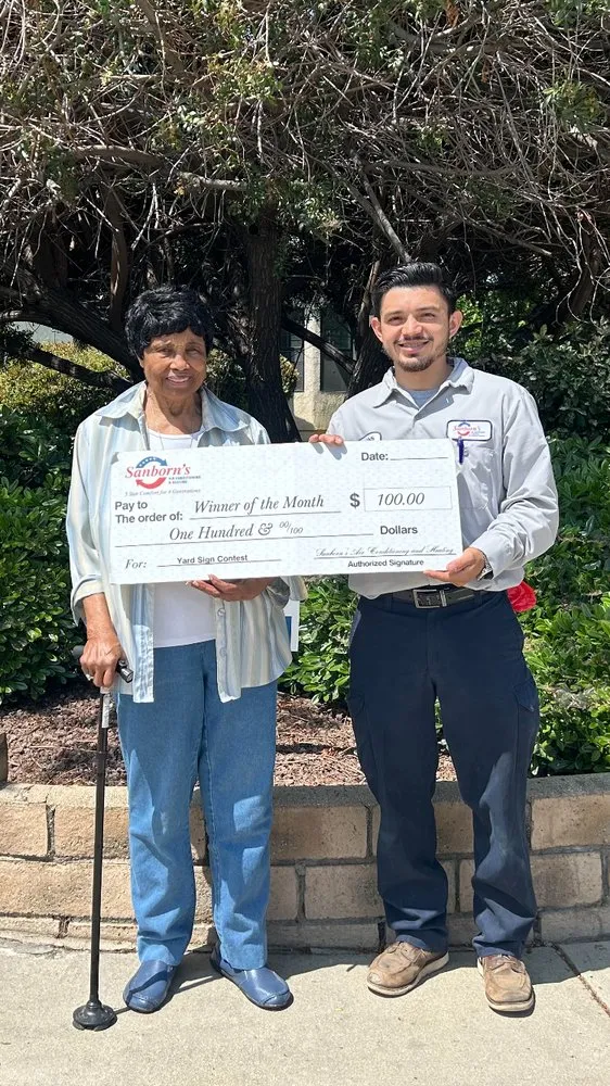 Slide of Sanborn's Air Conditioning & Heating