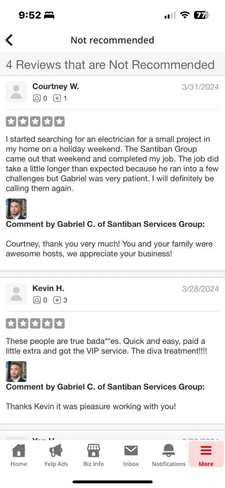 Slide of Santiban Services Group