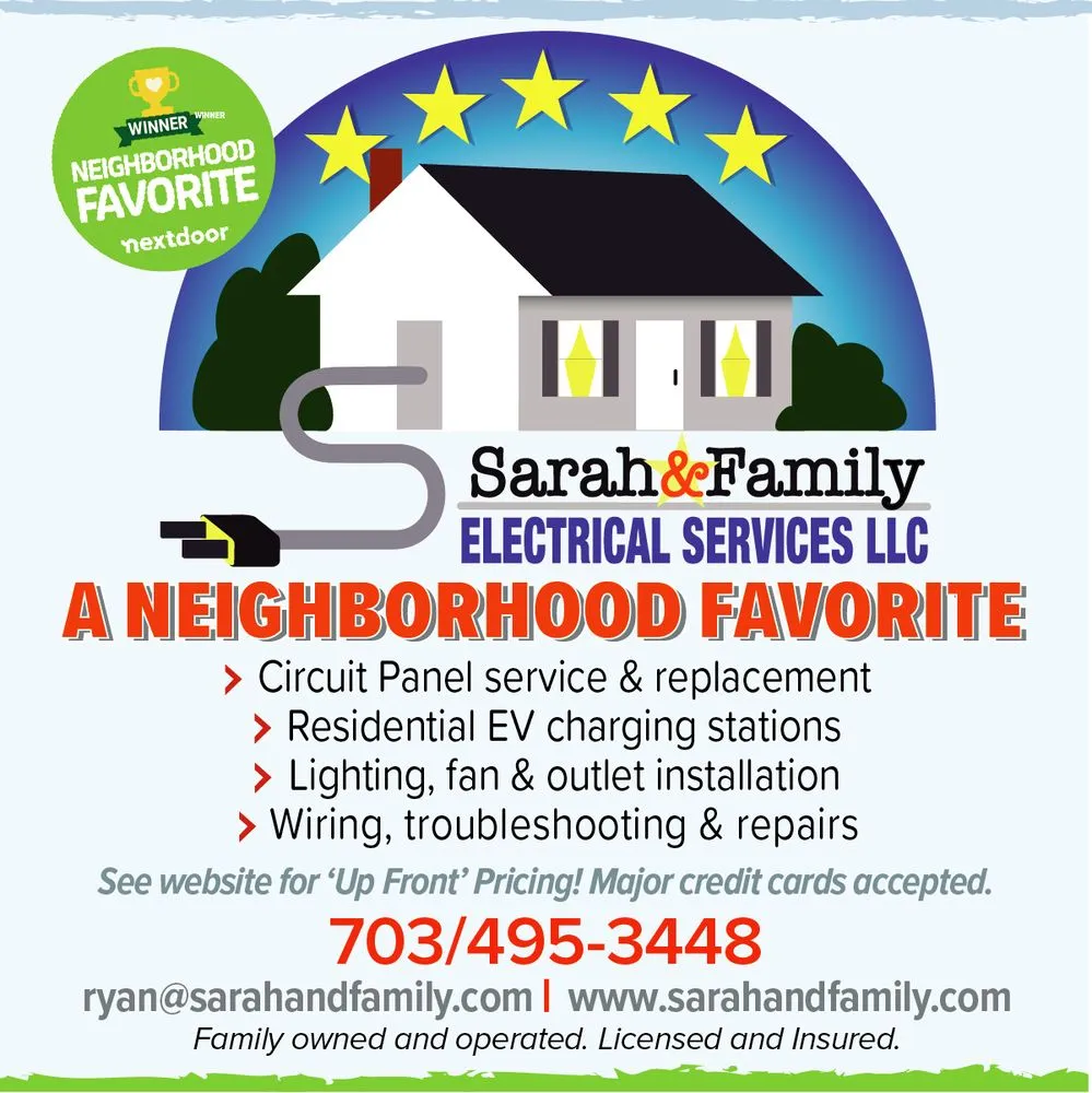 Slide of Sarah & Family Electrical Service