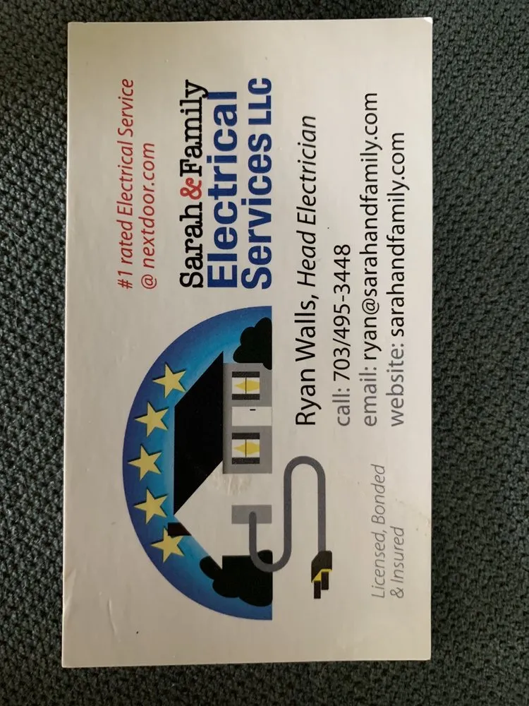 Slide of Sarah & Family Electrical Service