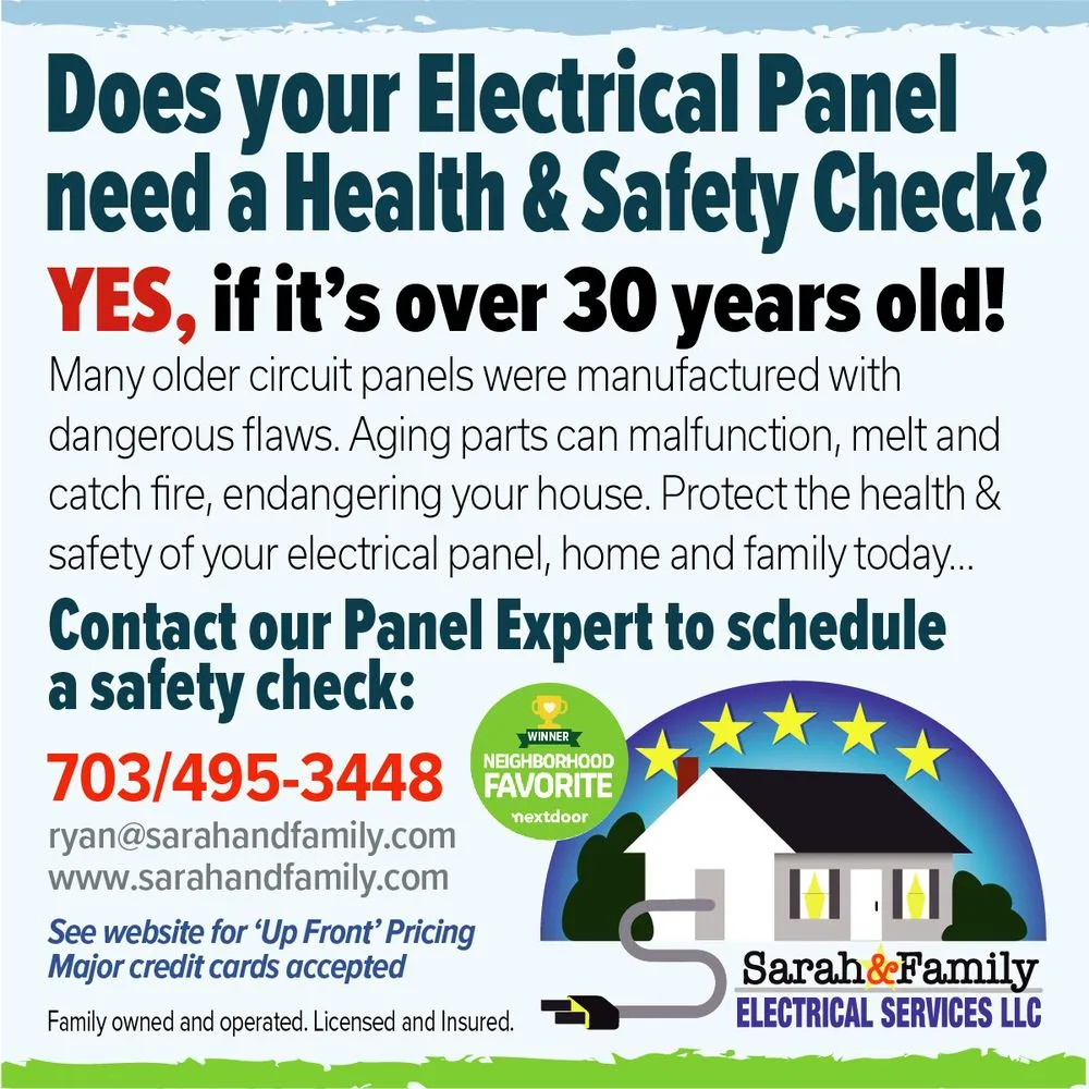 Slide of Sarah & Family Electrical Service