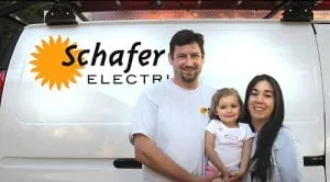 Slide of Schafer Electric Services