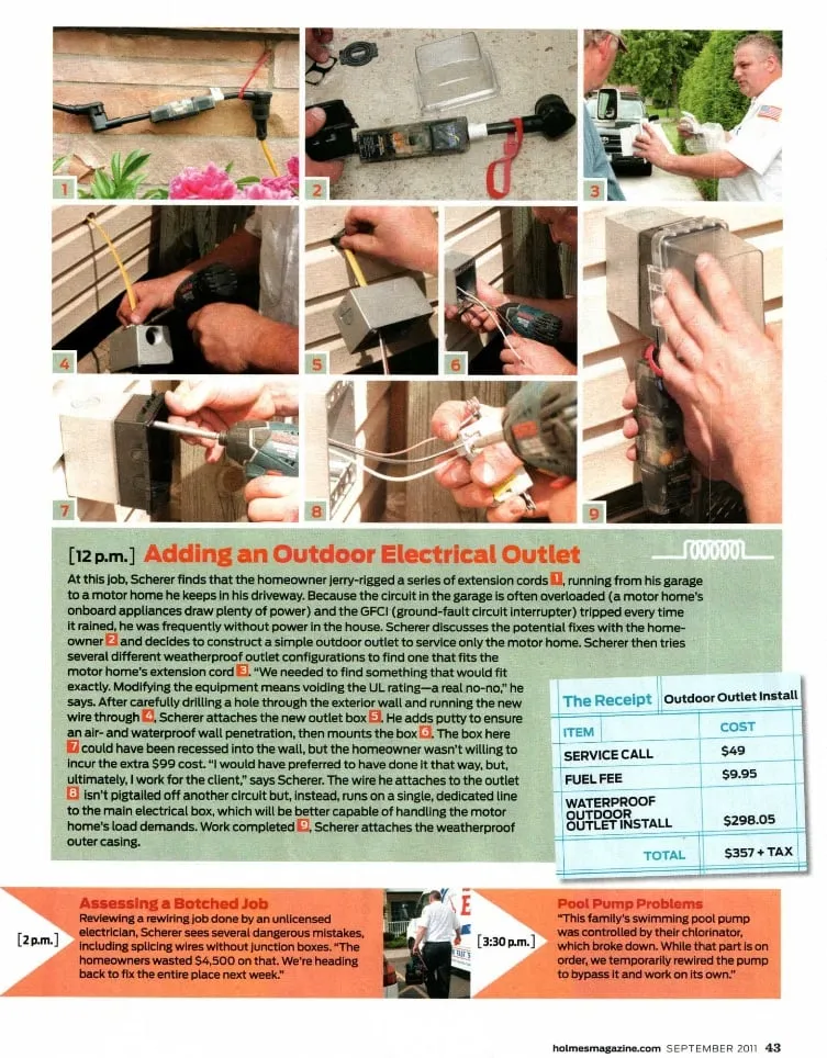 Slide of Scherer Electric