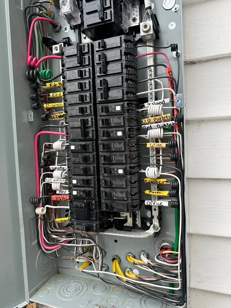 Certified electrician providing outlet and switch repair in , 