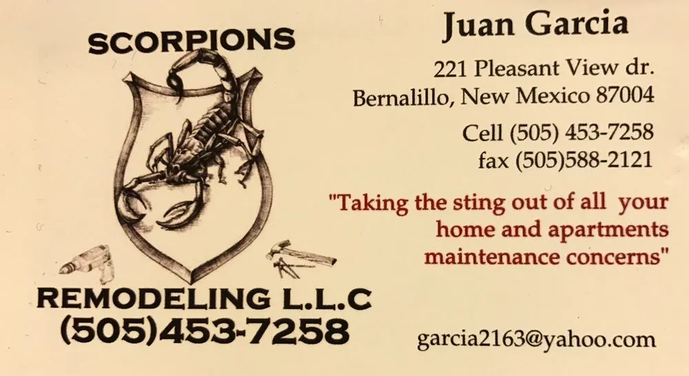 Slide of Scorpions Remodeling