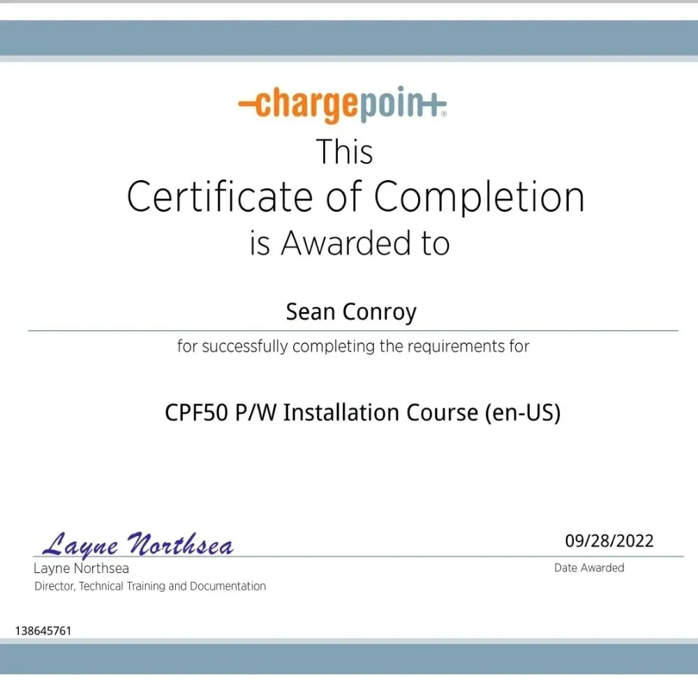 Trusted electrical service for homes in lighting installation, by