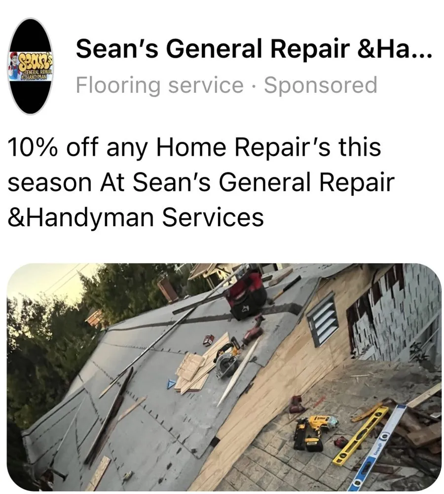 Slide of Sean's General Repair & Handy Man Services