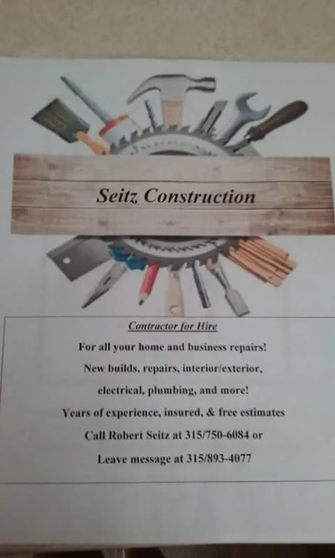 Slide of Seitz Construction