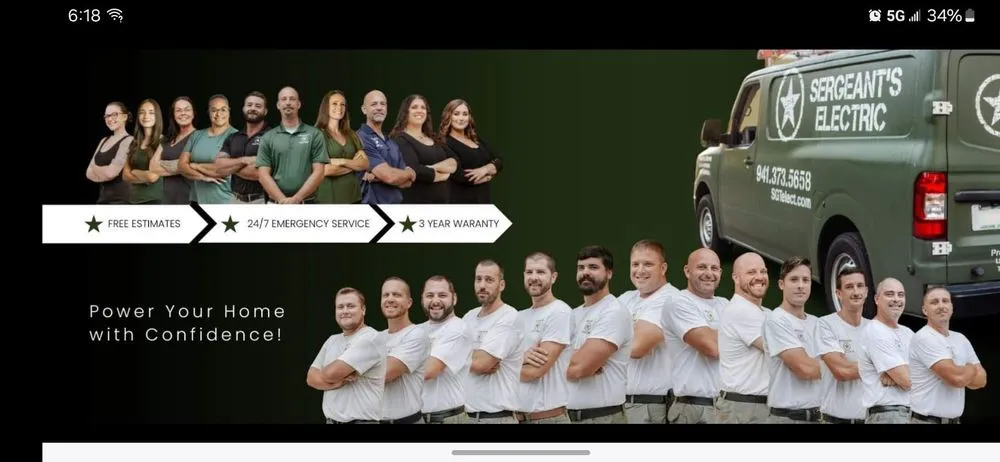 Slide of Sergeant's Electric