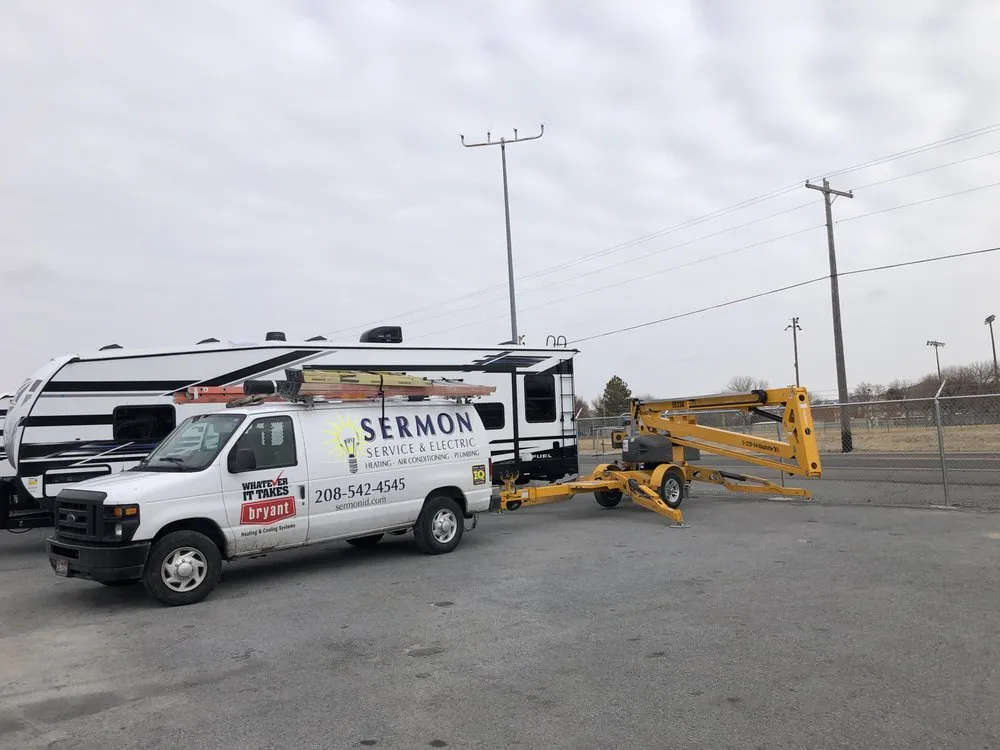 Slide of Sermon Service & Electric