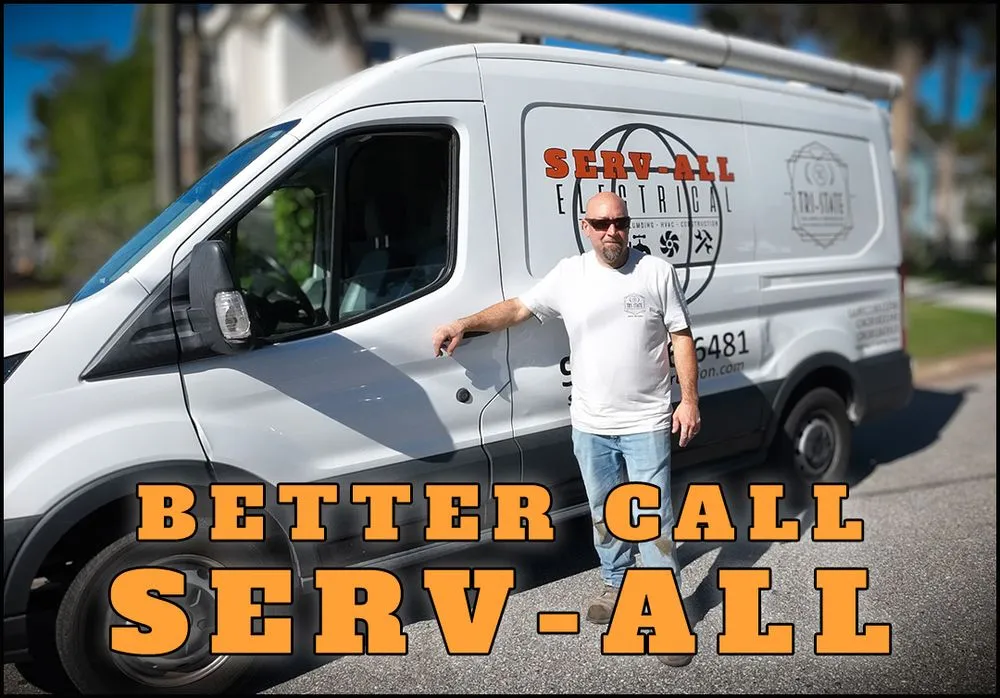 Professional electrician providing emergency electrical service in St. Augustine, FL - Serv-All Electrical, LLC