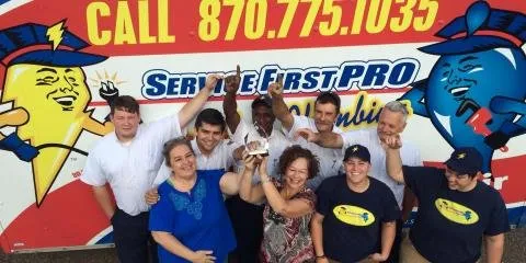 Slide of Service First Electrical and Plumbing