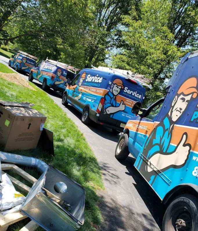 Slide of Service Professionals