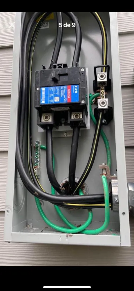 Slide of Services electric