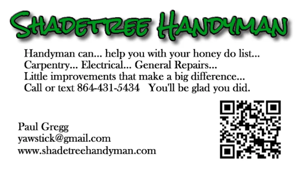 Slide of Shadetree Handyman