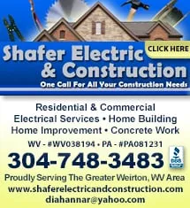 Certified lighting installation in New Cumberland, WV by Shafer Electric And Construction