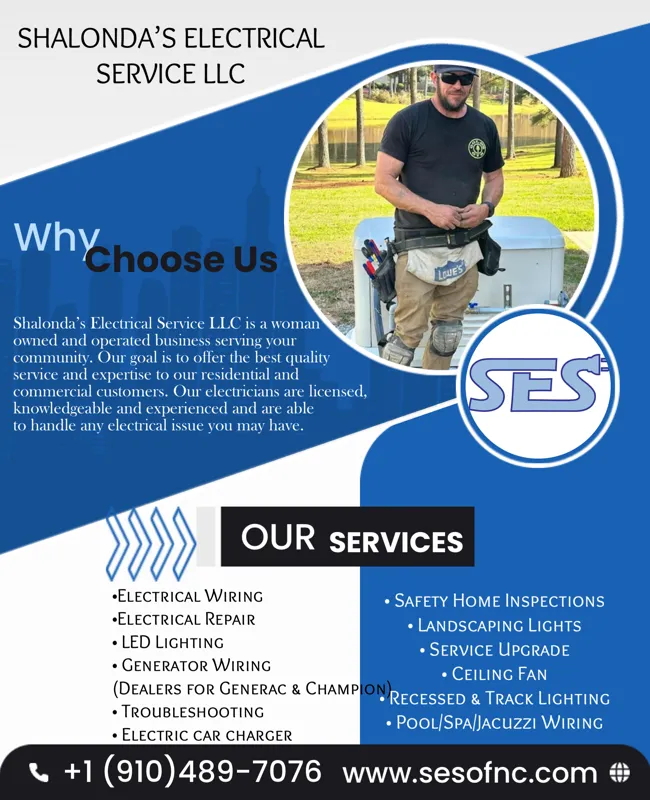 Licensed electrical service for homes in lighting installation,  by 