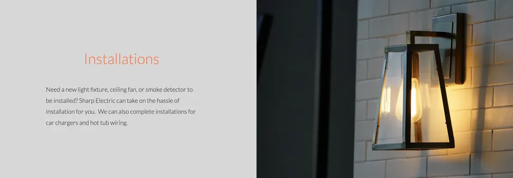 Slide of Sharp Electric