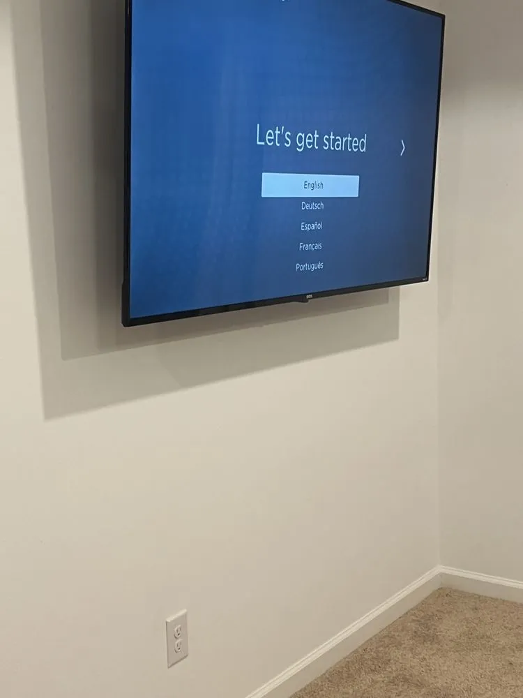 Slide of Sharp TV Mounting