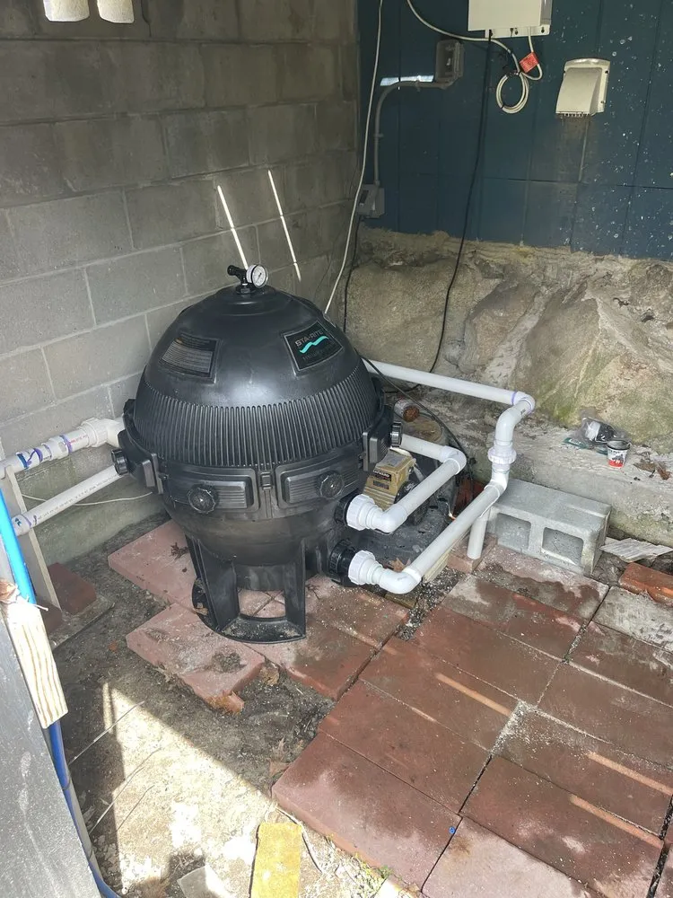 Slide of Sheldons Pool Service