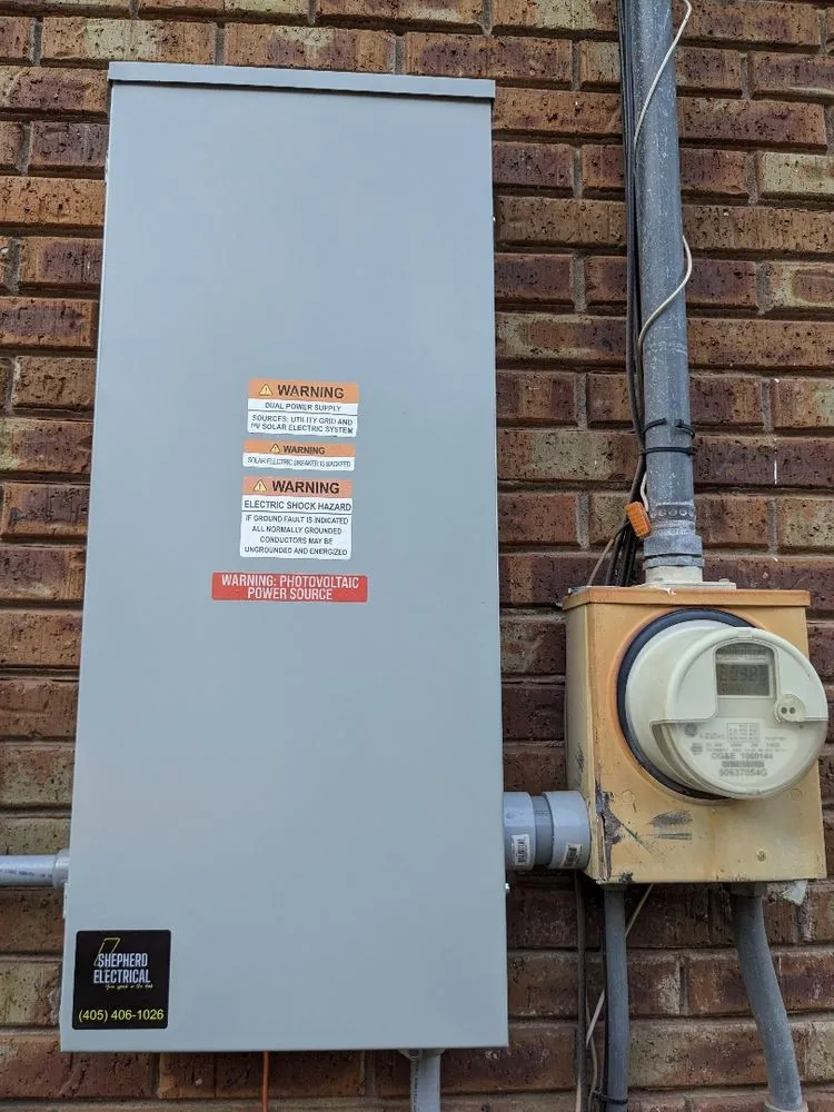 Emergency electrical service for homes in panel upgrade,  by 