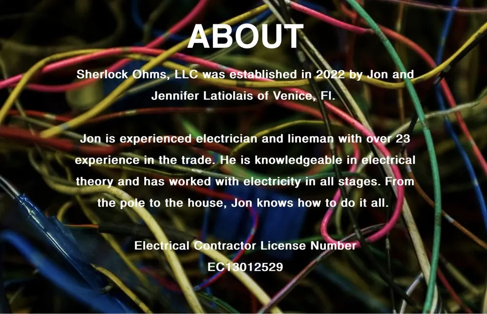 Slide of Sherlock Ohms Electric
