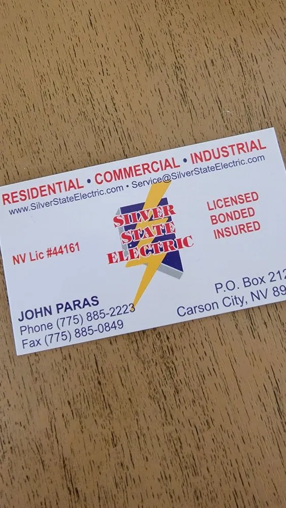 Slide of Silver State Electric