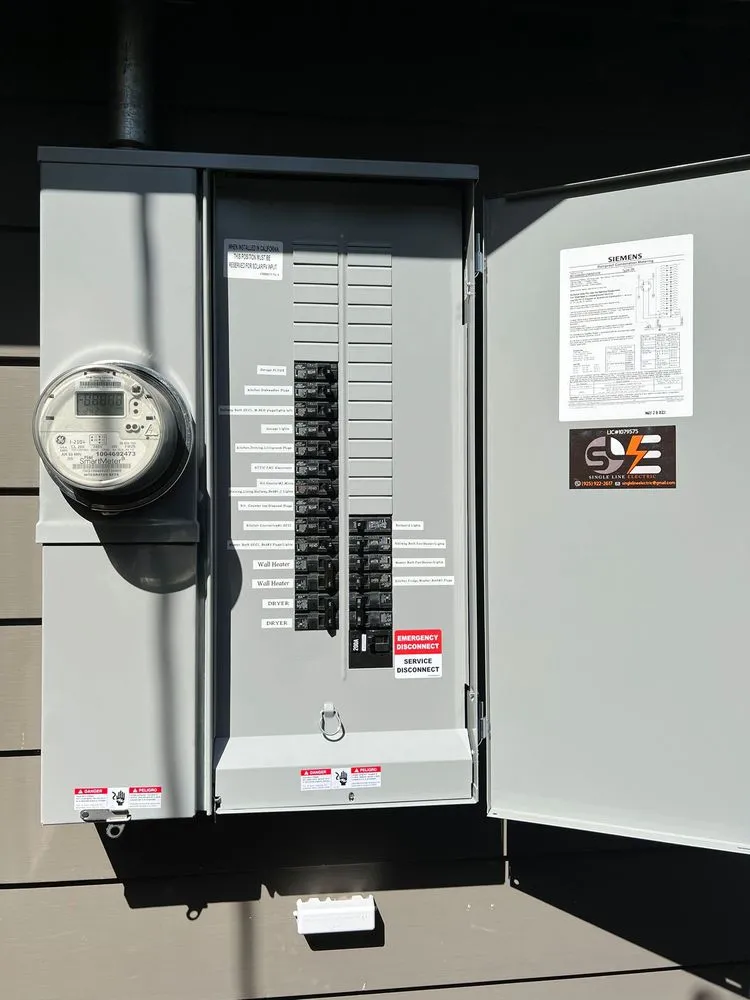 Slide of Single Line Electric