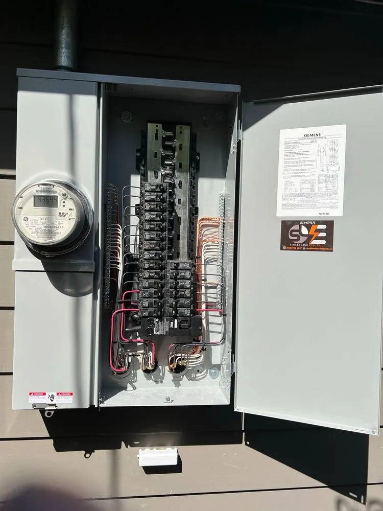 Slide of Single Line Electric