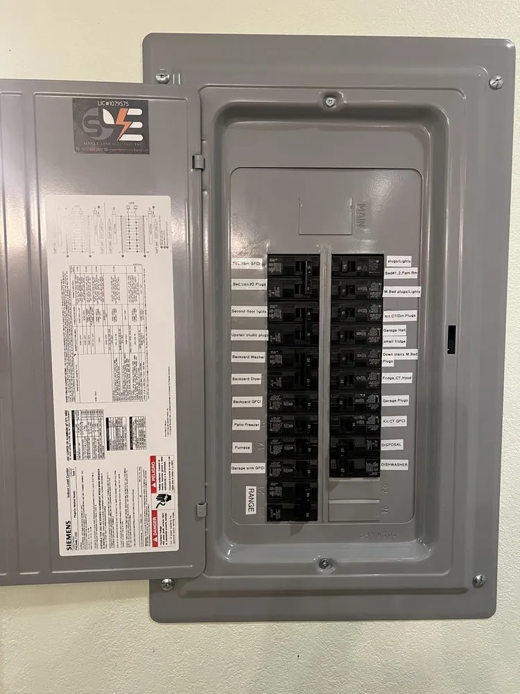 Slide of Single Line Electric