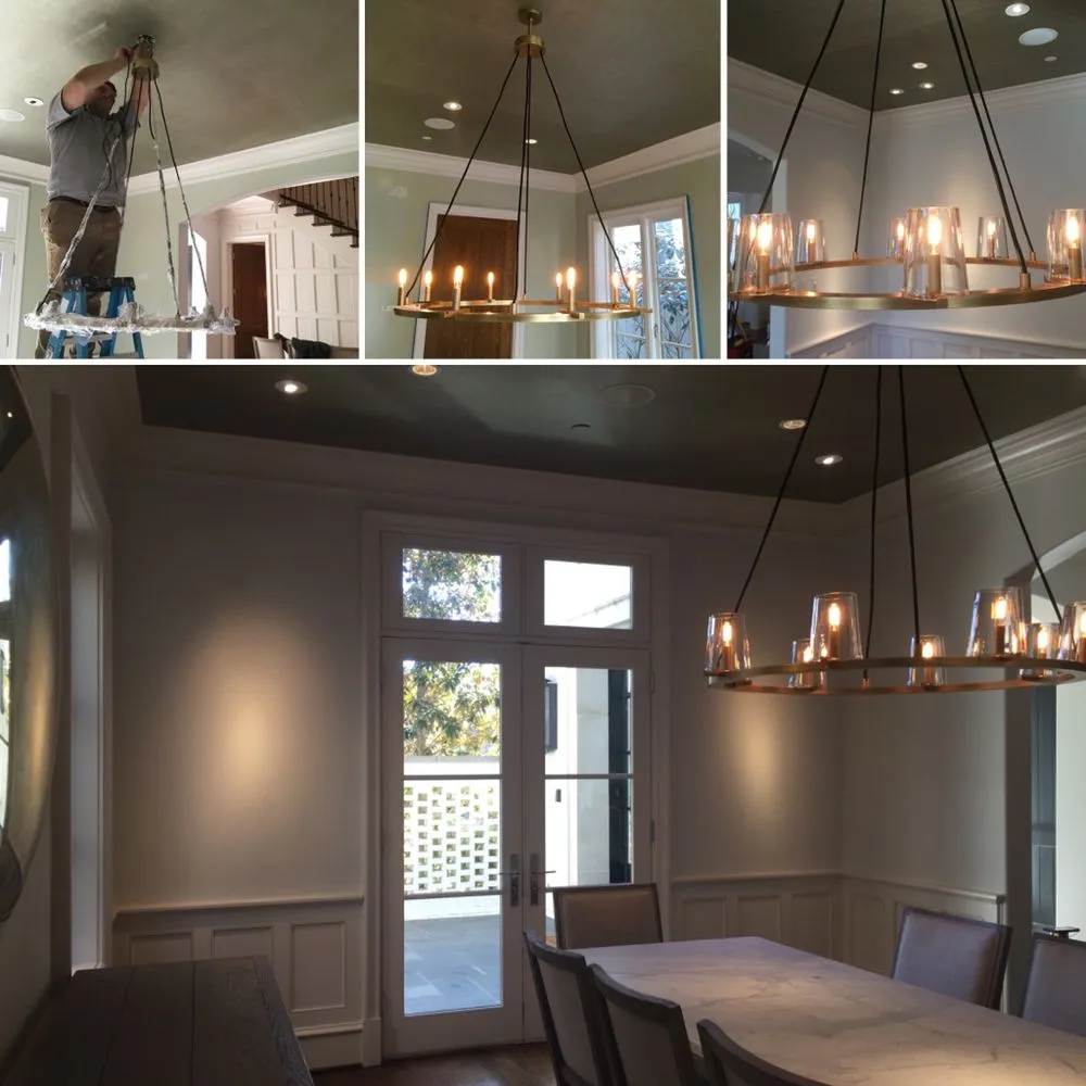 Licensed electrical service for homes in wiring installation,  by 