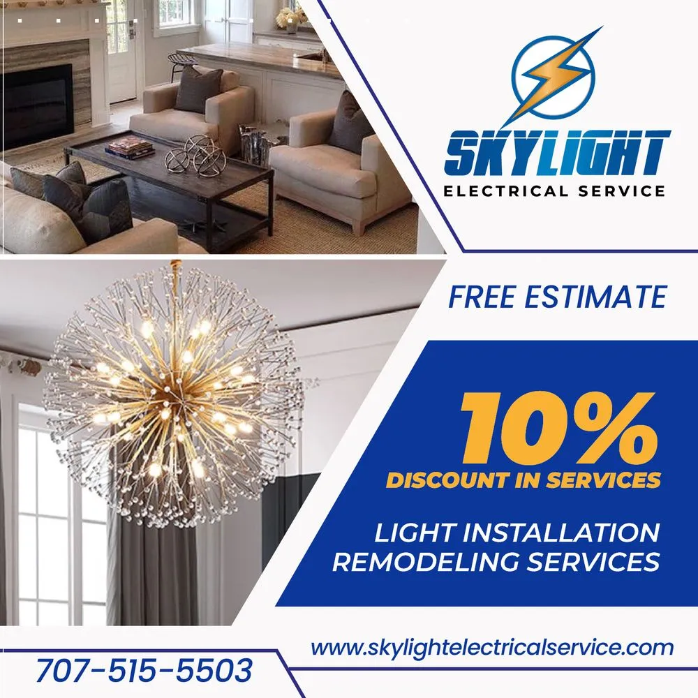 Slide of Skylight Electrical Service