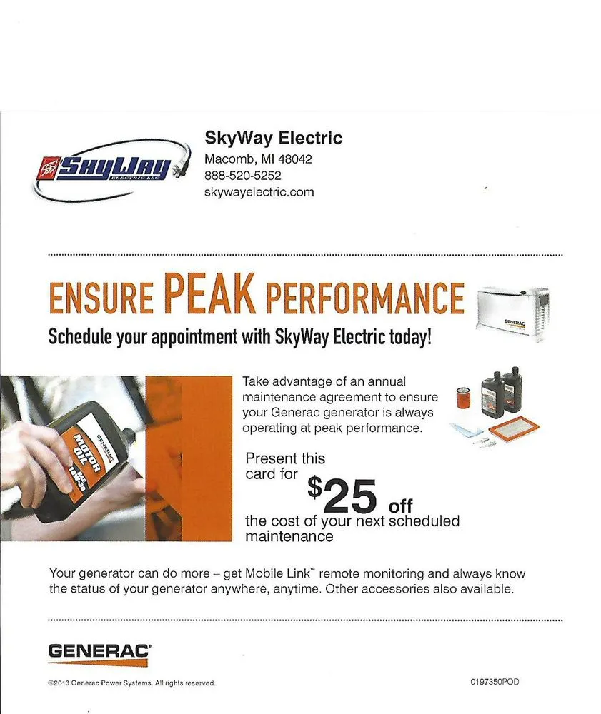 Slide of SkyWay Electric