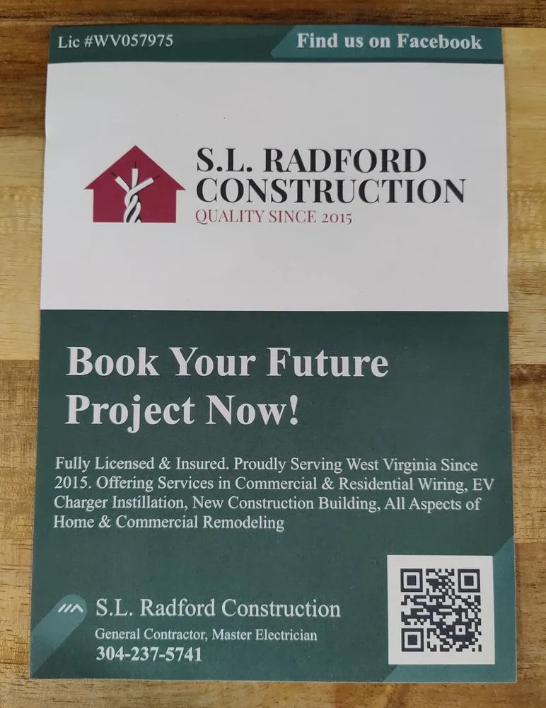 Emergency panel upgrade in Jumping Branch, WV by SL Radford Construction