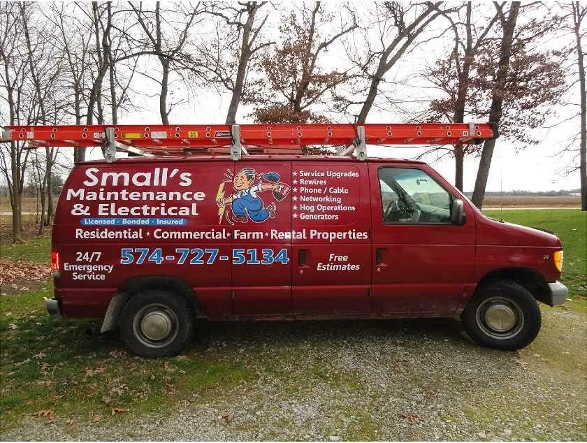 Slide of Small's Maintenance & Electrical