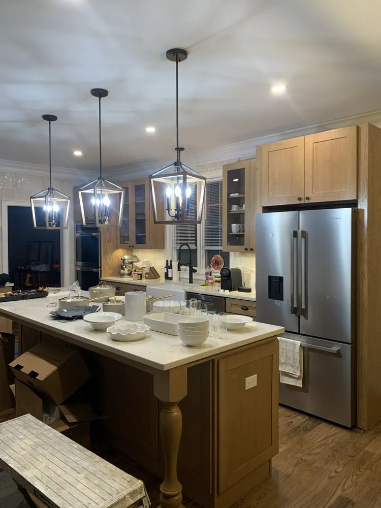 Certified electrician providing panel upgrade in , 