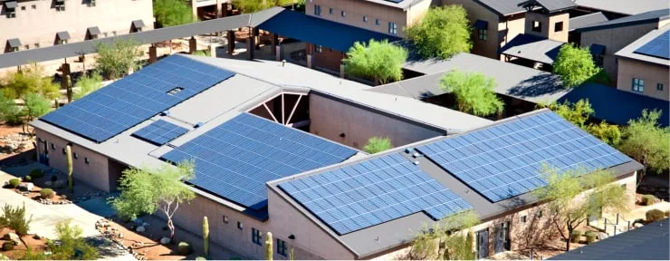 Slide of Solar Panel Install